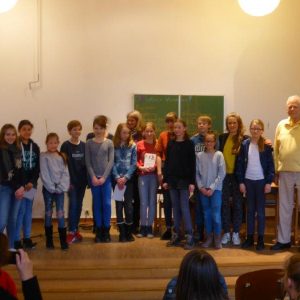 Mathilda gewinnt Vorlesewettbewerb