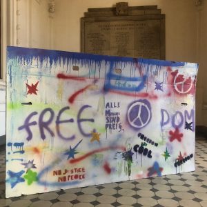 Street Art Ausstellung der 8e im Altonaer Rathaus