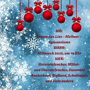 Weihnachtskonzert am LMG