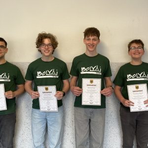 LMG-Team Sieger in Norddeutschland beim Bolyai-Mathewettbewerb!