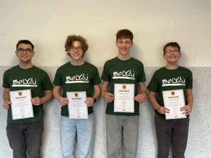 LMG-Team Sieger in Norddeutschland beim Bolyai-Mathewettbewerb!