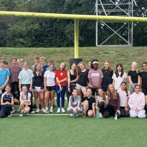 Lise beim American Sportsday