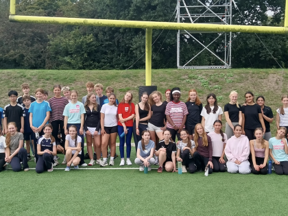 Lise beim American Sportsday